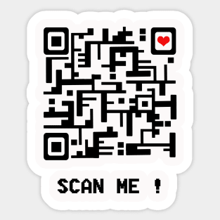 Scan me! Sticker